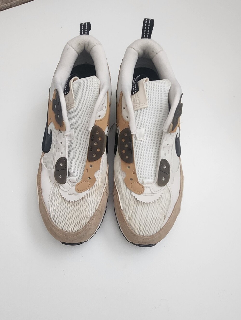 Nike Air Max 90 Futura Tan Hemp Black Size 9.5 (No Laces)